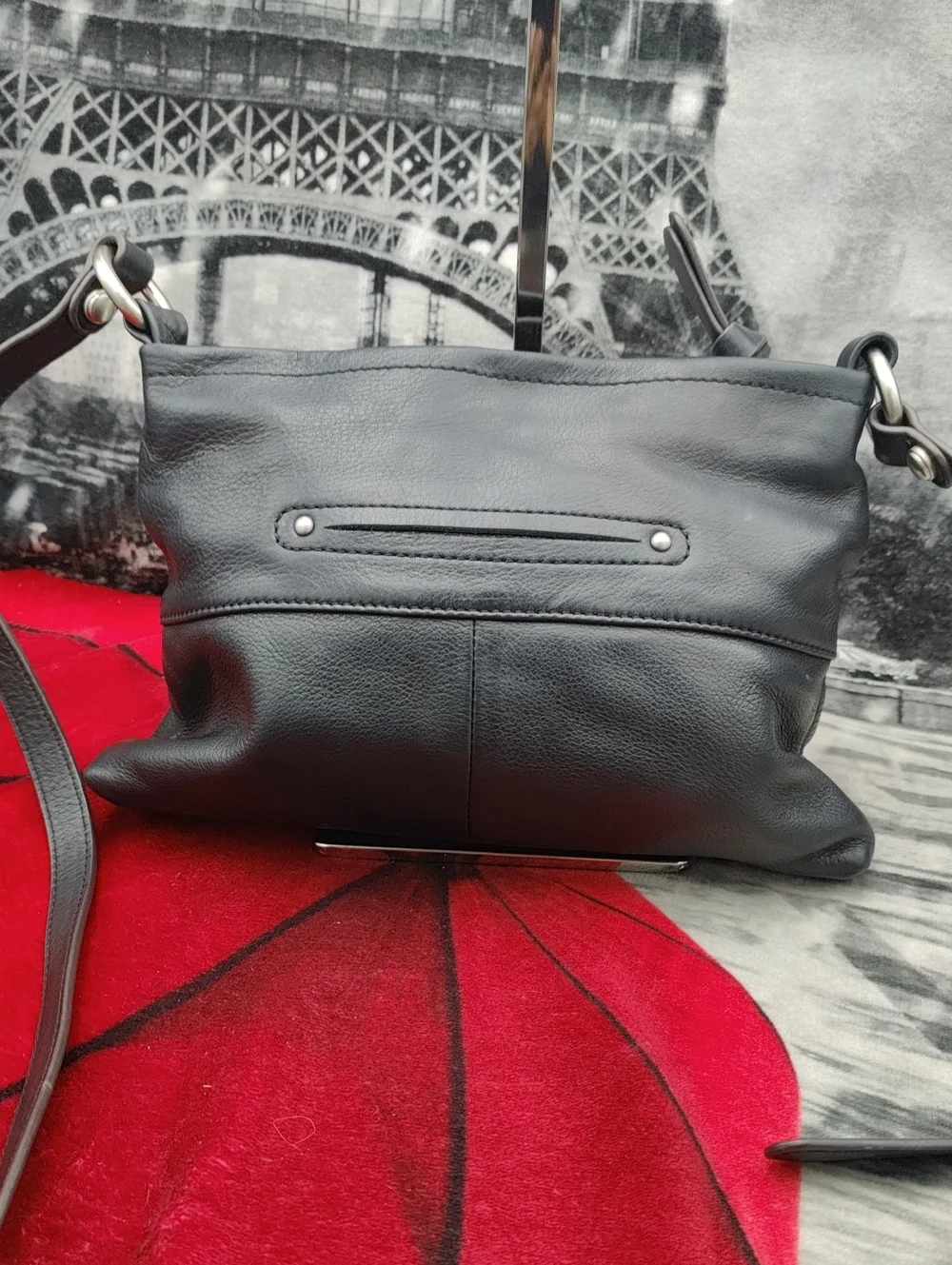 b. makowsky black leather